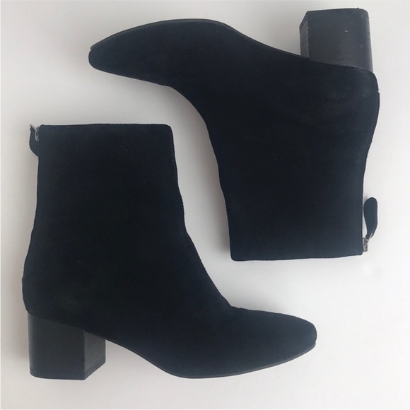 Seychelles ankle boot in black suede size 8.5 - Picture 1 of 7
